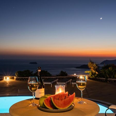 Villa Oinos - Sunset Views Ormos Athinios ภายนอก รูปภาพ